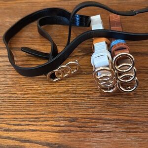 Brown, Black, and White Belt
Brown and Whit Belt is unused, Black is used well